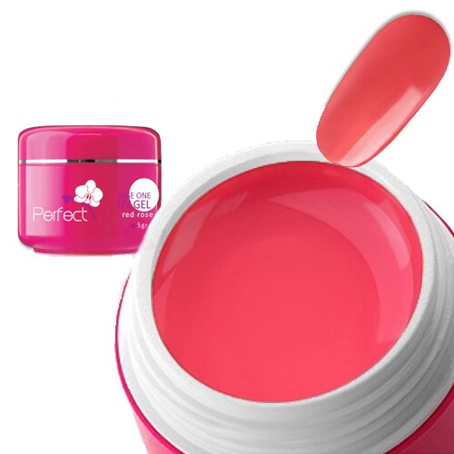 Gel Uv Unghii Color Red Rose