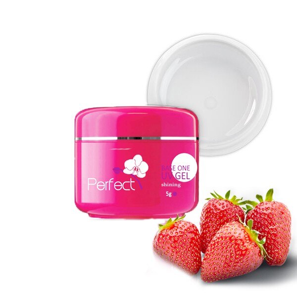 Gel Uv 3in1 Transparent Cu aroma de Capsuni 15gr