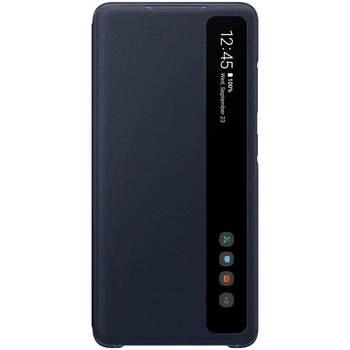 Husa de protectie Samsung Smart Clear View pentru Galaxy S20 FE, Navy Husa de protectie Samsung Smart Clear View pentru Galaxy S20 FE, Navy