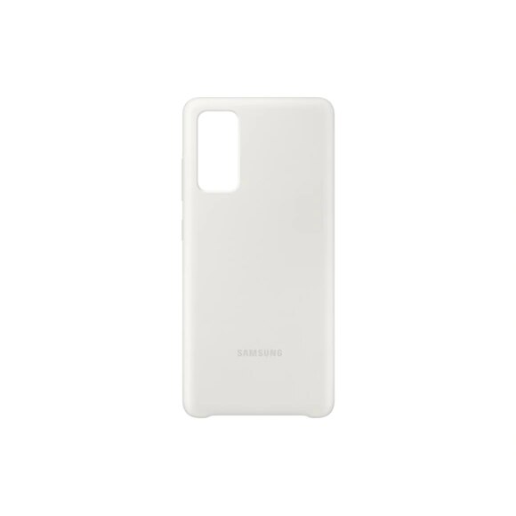 Husa de protectie Samsung Silicone pentru Galaxy S20 FE, White