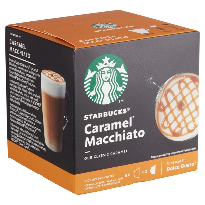 Nescafé Dolce Gusto Starbuck Caramel Macchiato kávékapszula, 12 db