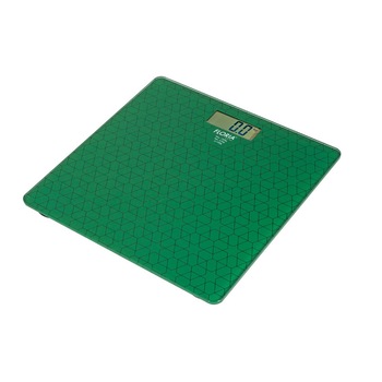 Cantar electronic de persoane Floria, sticla securizata, 150 kg, 100 g, auto zero, auto oprire, display LCD, Verde Cantar electronic de persoane Floria, sticla securizata, 150 kg, 100 g, auto zero, auto oprire, display LCD, Verde