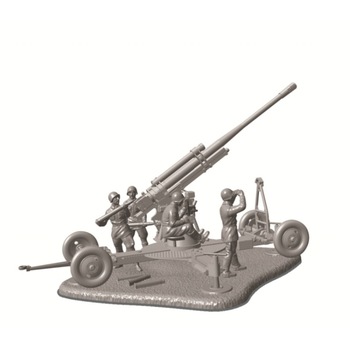 Macheta Militara Zvezda Soviet tun antiaerian 52-K 85mm cu echipaj 1:72 ZVEZ 6148 Macheta Militara Zvezda Soviet tun antiaerian 52-K 85mm cu echipaj 1:72 ZVEZ 6148