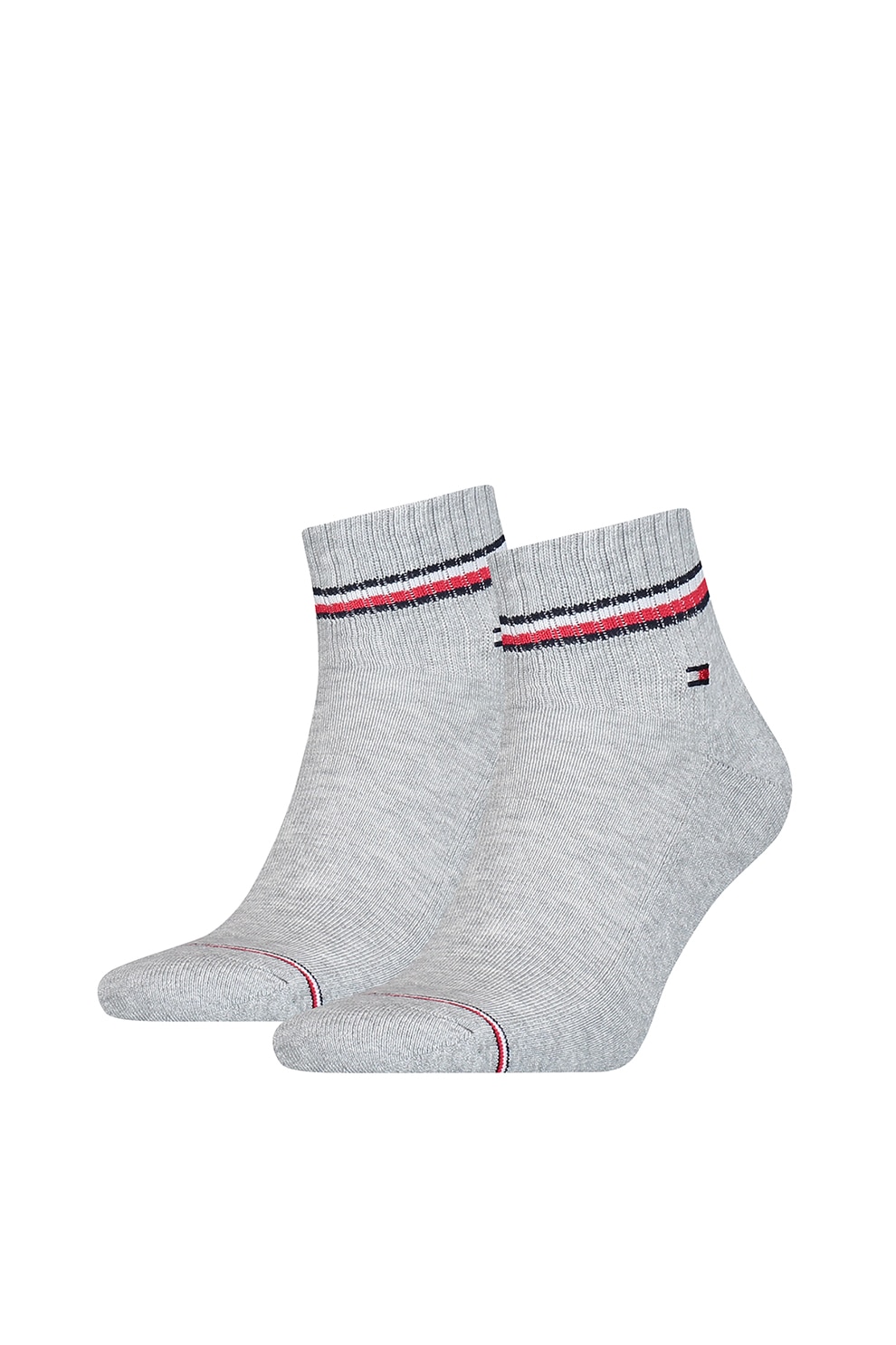 Tommy Hilfiger, Set de sosete scurte cu logo - 2 perechi