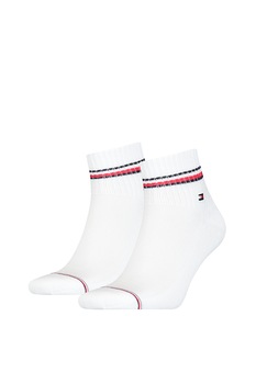 Tommy Hilfiger, Set de sosete scurte cu logo - 2 perechi Tommy Hilfiger, Set de sosete scurte cu logo - 2 perechi