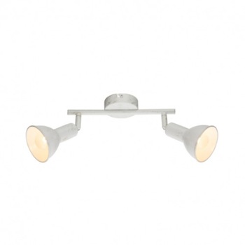 Spot, Globo CALDERA 54648-2, metal alb patinat cu auriu, 250x150x185 Spot, Globo CALDERA 54648-2, metal alb patinat cu auriu, 250x150x185