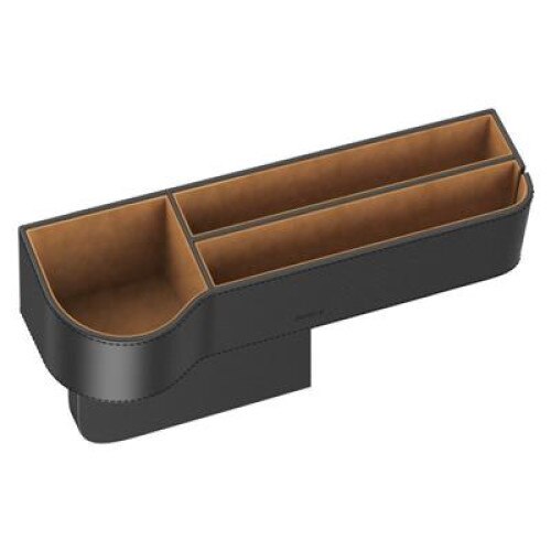 Organizator din piele pentru masina Baseus Elegant, Negru, Storage Box