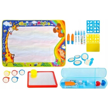 Covoras pentru desen cu apa, set complet XXL 100x80 cm, Iso Trade Covoras pentru desen cu apa, set complet XXL 100x80 cm, Iso Trade