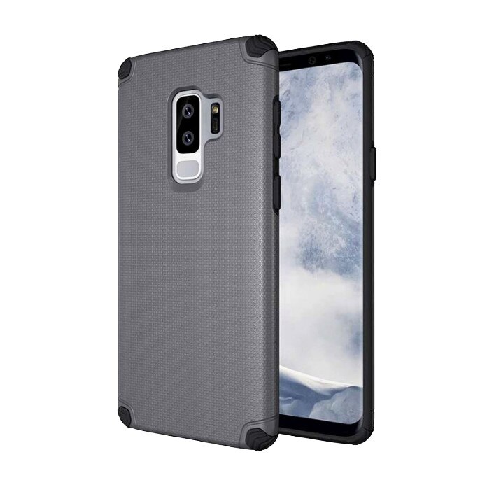 Husa Antisoc, Samsung Galaxy S9 Plus, Gri/Negru