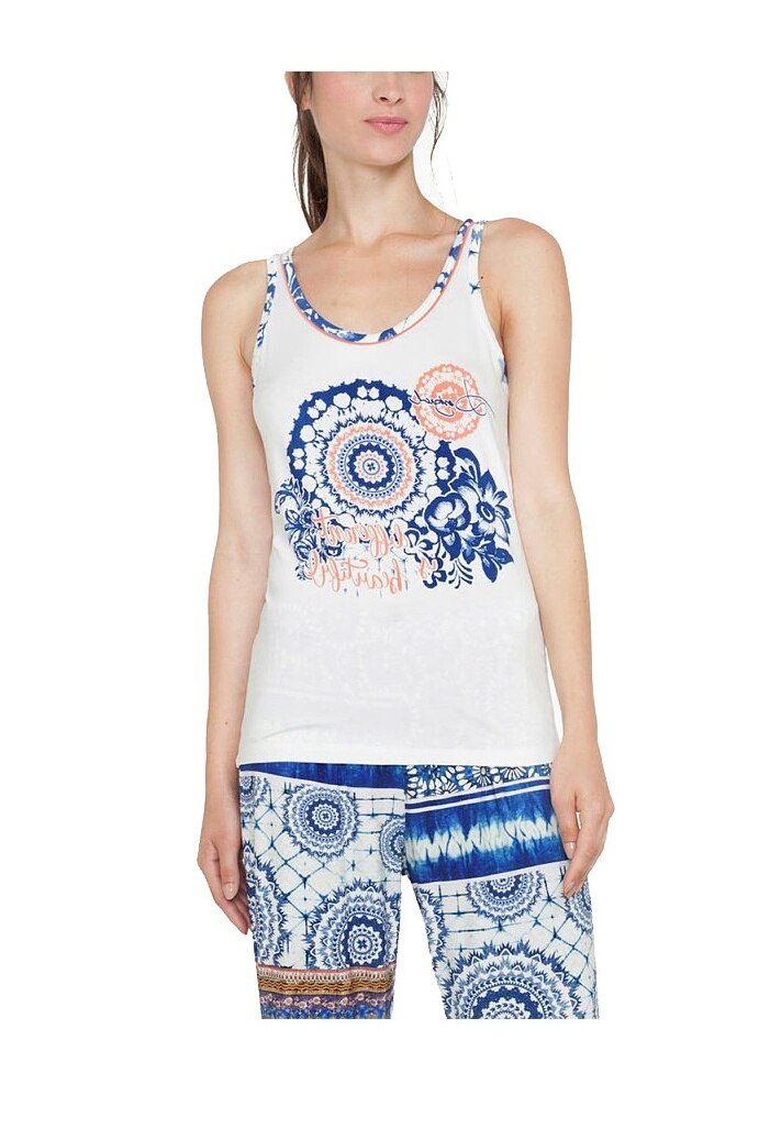 Maiou, Desigual 72NL0T8, Alb unt, L