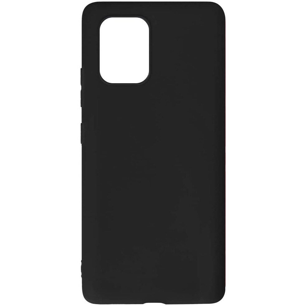 Husa de protectie Lemontti Silicon Silky pentru Samsung Galaxy S10 Lite, Negru