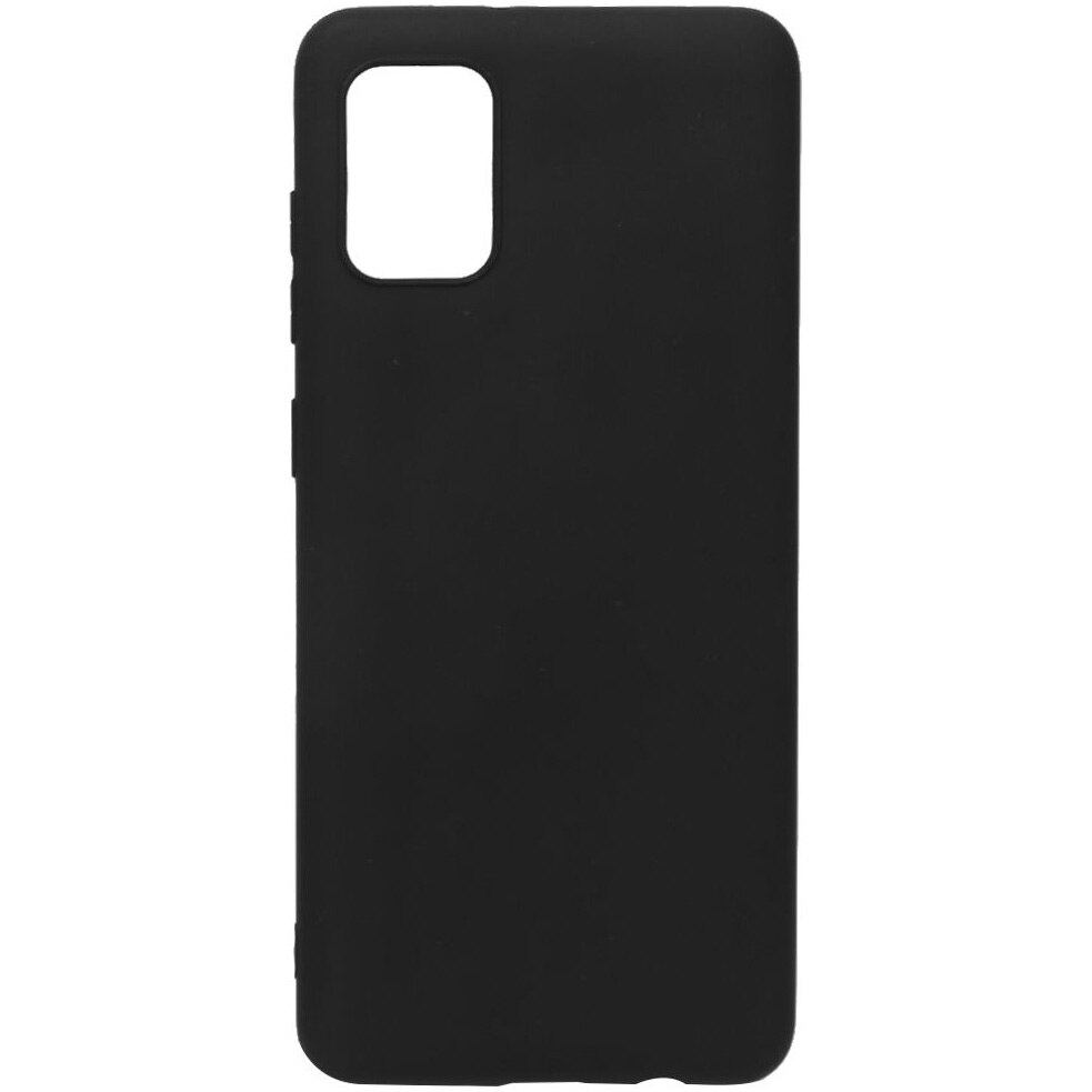 Husa de protectie Lemontti Silicon Silky pentru Samsung Galaxy A31, Negru