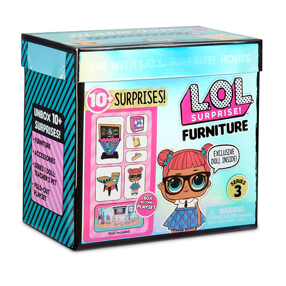 Set L.O.L. Surprise! Furniture Classroom cu Teacher's Pet