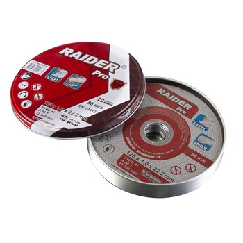 Set 10 buc Disc pentru taiat metal 125х1.0х22.2mm A60T INOX Set 10 buc Disc pentru taiat metal 125х1.0х22.2mm A60T INOX