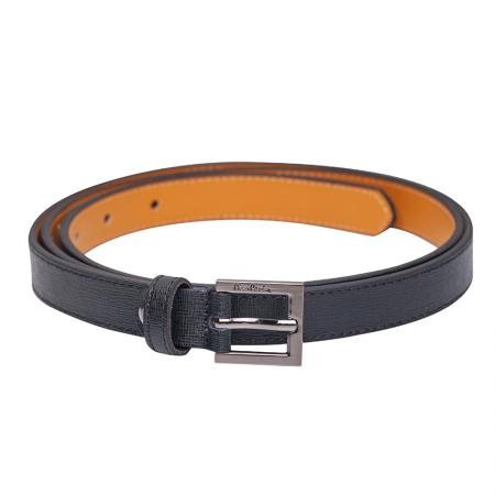 Curea de dama, Pierre Cardin, B8019-18, Catarama patrata argintie