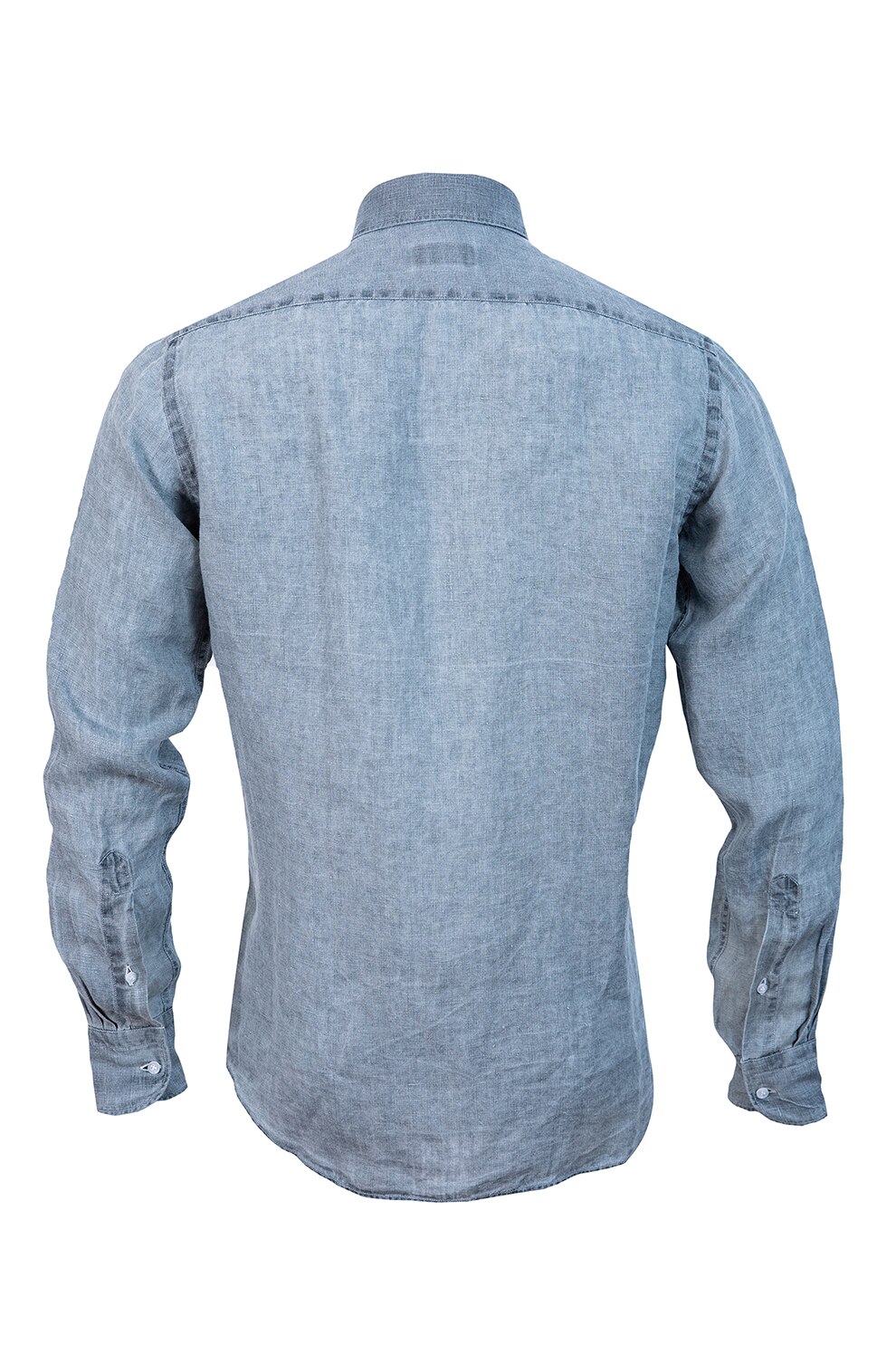 Stansfield, Camasa de in cu guler clasic, Gri inchis melange, 2XL