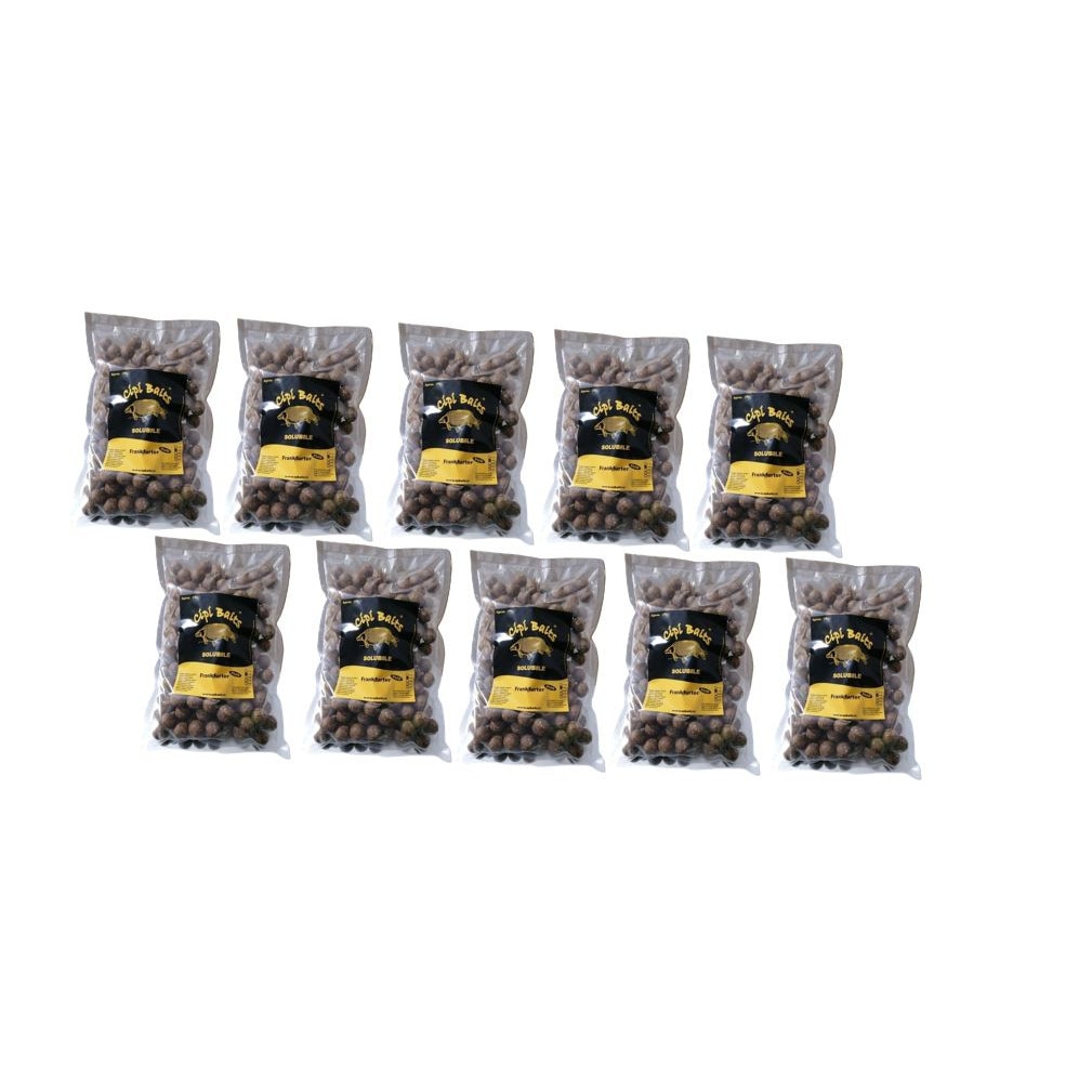 Pachet 10 kg Boilies Nadire Solubile 20 mm aroma Frankfurter+