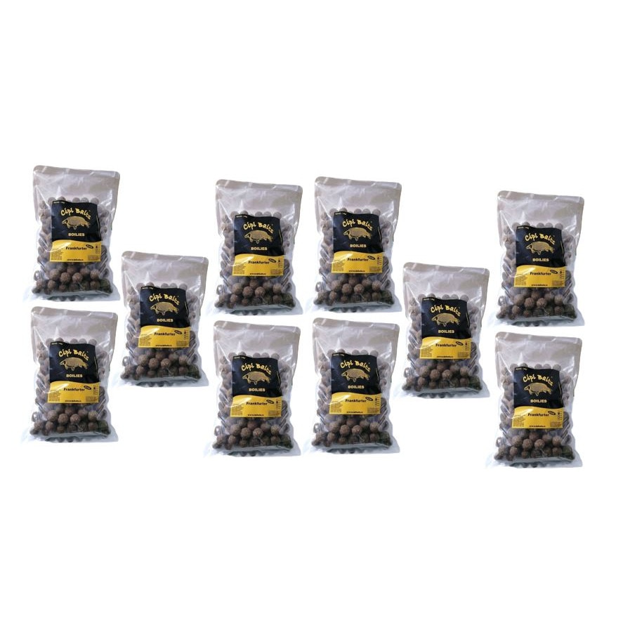 Pachet 10 kg Boilies Nadire Fierte 20 mm aroma Frankfurter+