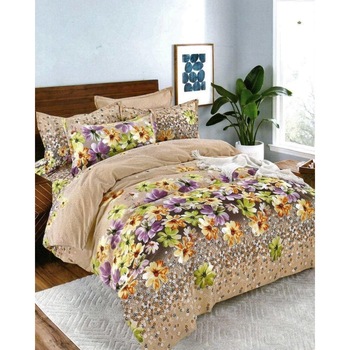 Set Lenjerie Finet Satinat Gros cu 2 Fete, 6 Piese, Pat 2 Persoane, Allie Set Lenjerie Finet Satinat Gros cu 2 Fete, 6 Piese, Pat 2 Persoane, Allie