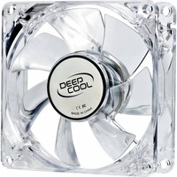 Ventilator Deepcool Xfan 80LR, 80mm, 1800 RPM, LED rosu
