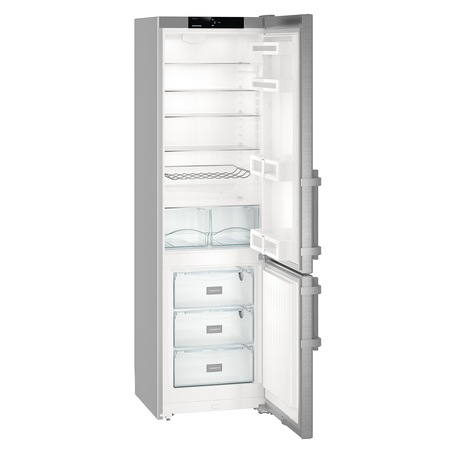 Combina frigorifica Liebherr Confort Cuef 4015, 358 l, Clasa A++, Iluminare LED, H 201 cm, Inox