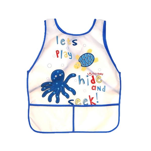 Baveta tip sort Caracatita Blue inchis Bobobaby