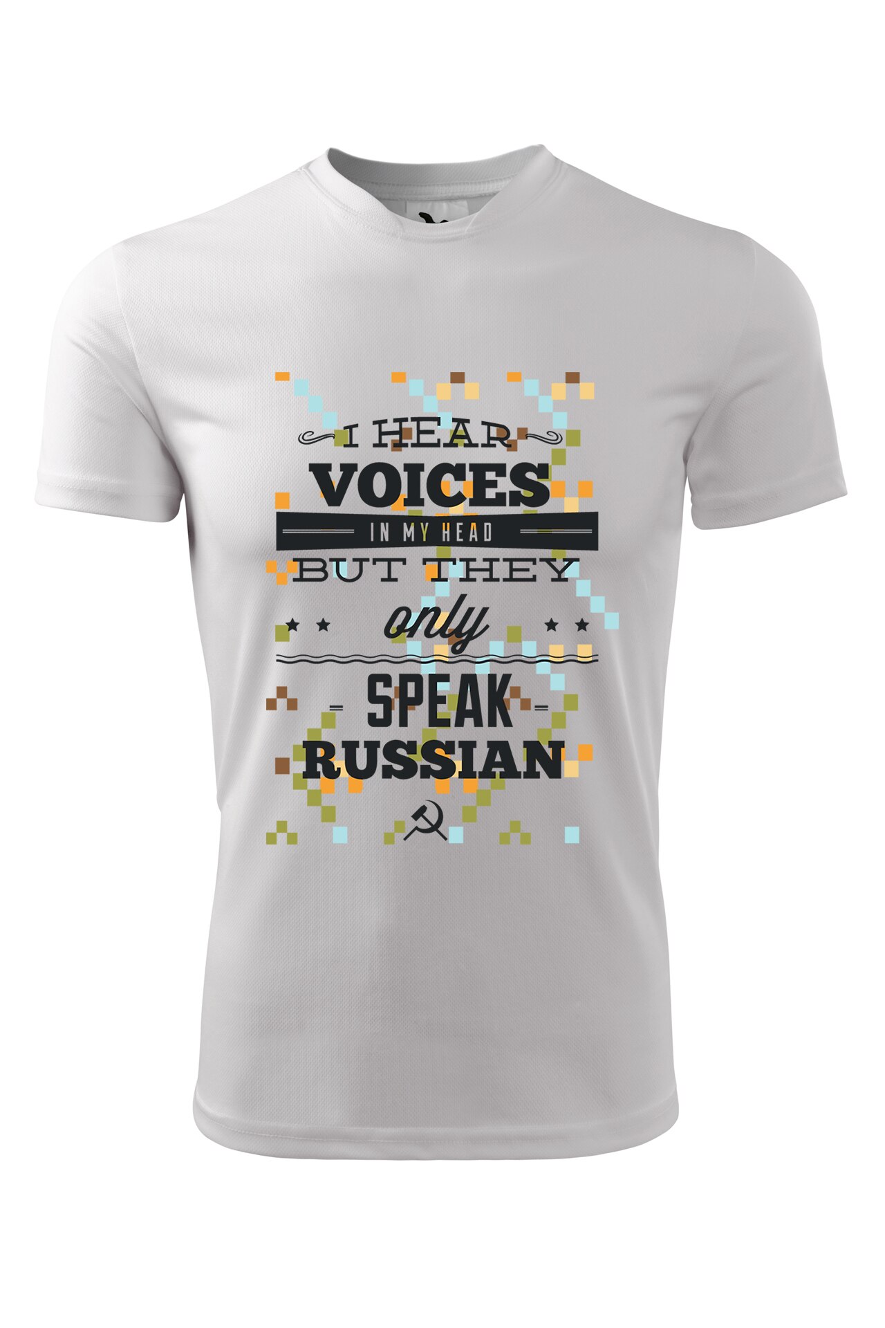 Tricou personalizat, Hear Voices, Adler, Alb