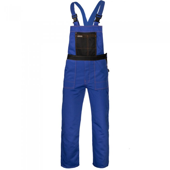 Pantaloni cu pieptar, Grand Master blue, marimea 52