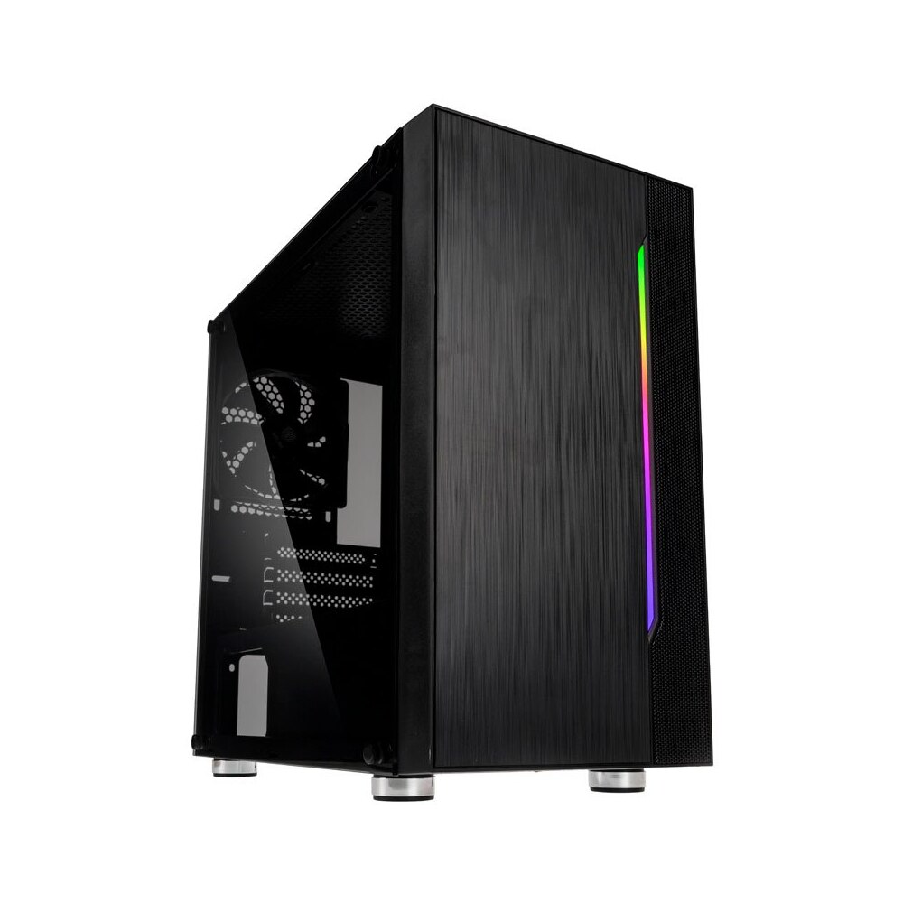 Carcasa Kolink Inspire K6 RGB TG Mid-Tower, Negru