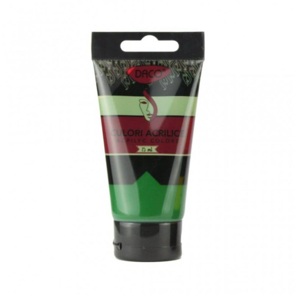 Vopsea Acril Verde Sap DACO, 75 ml