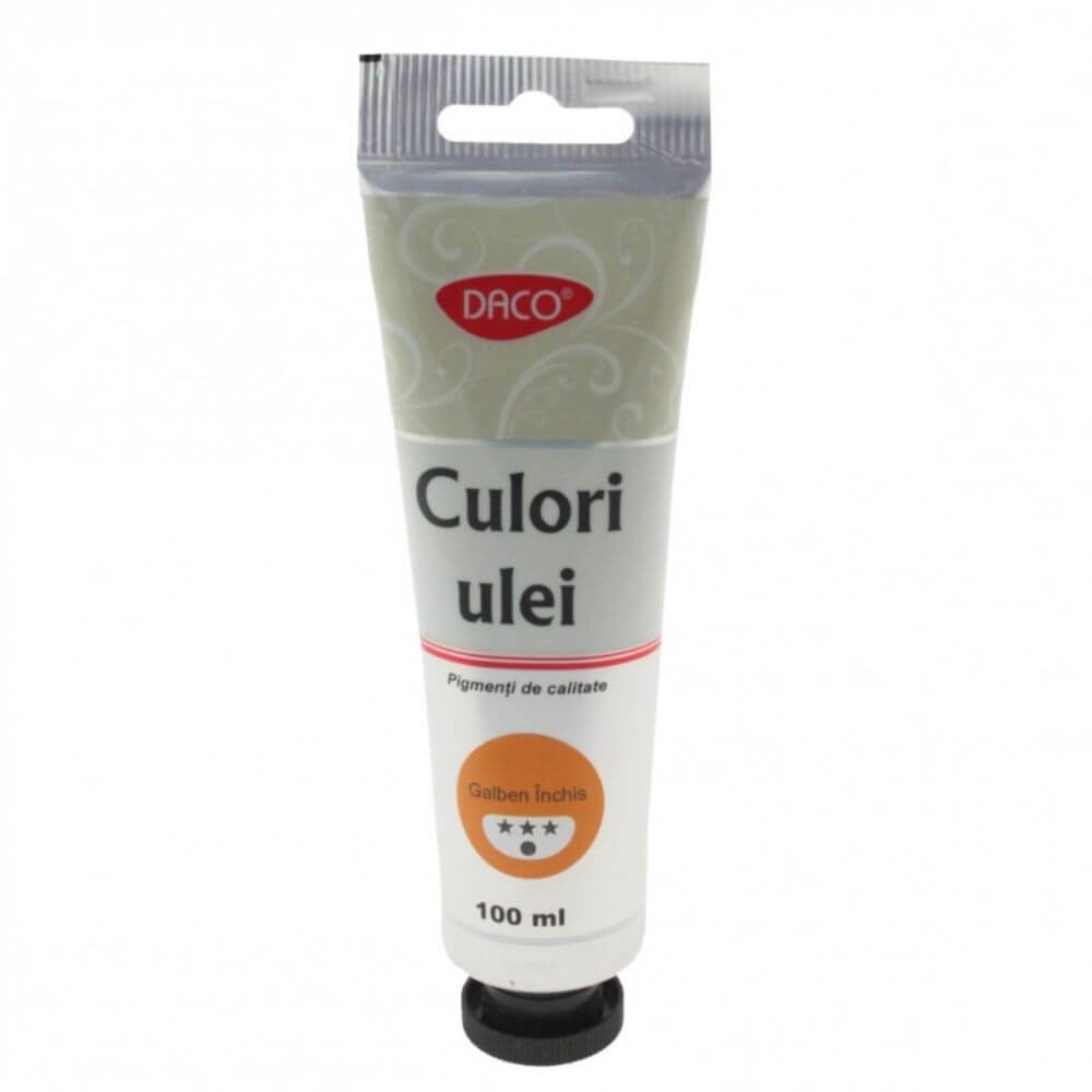 Vopsea Ulei Galben Inchis DACO, 100 ml