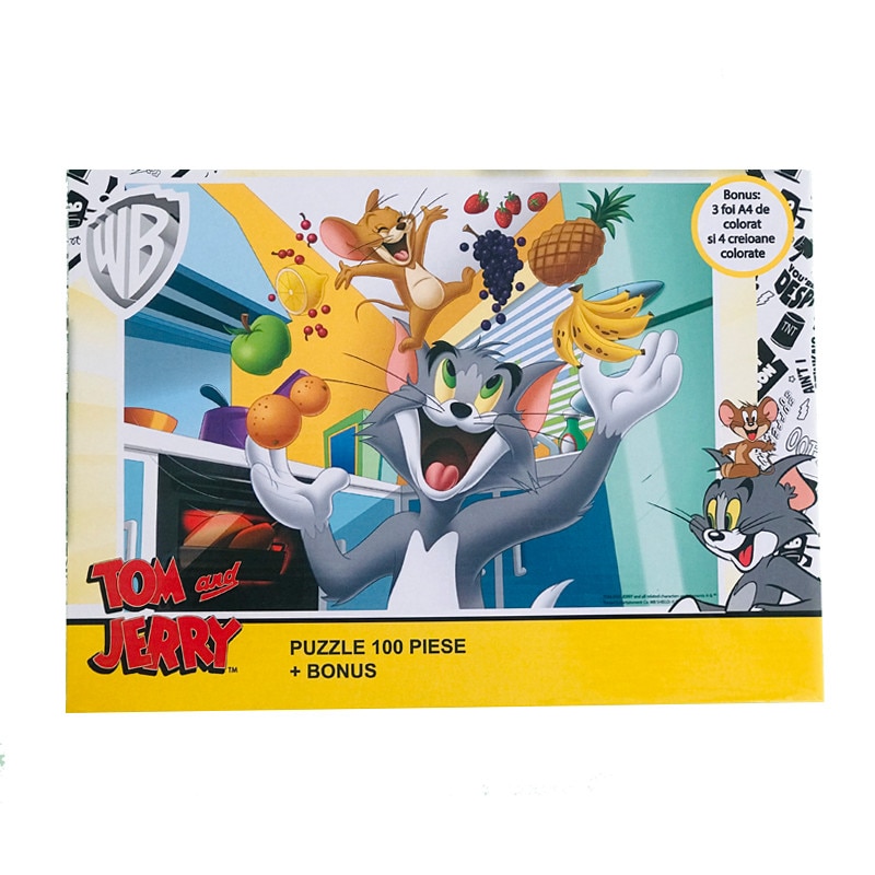 Puzzle 100 piese + Bonus Tom&Jerry