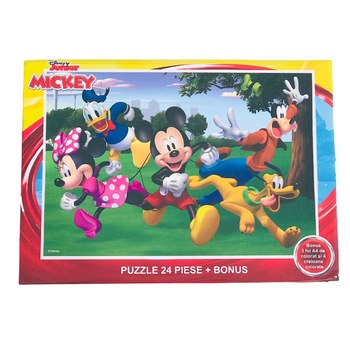 Puzzle 24 piese + Bonus Mickey Puzzle 24 piese + Bonus Mickey