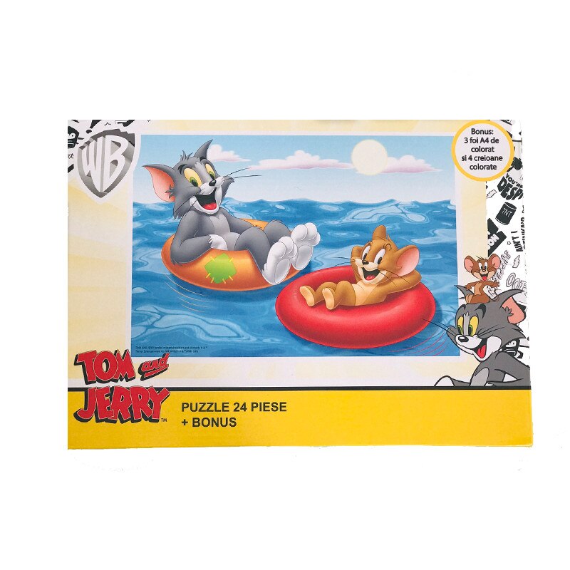 Puzzle 24 piese + Bonus Tom&Jerry