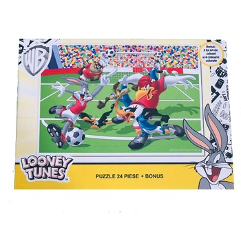 Puzzle 24 piese + Bonus Looney Tunes Puzzle 24 piese + Bonus Looney Tunes