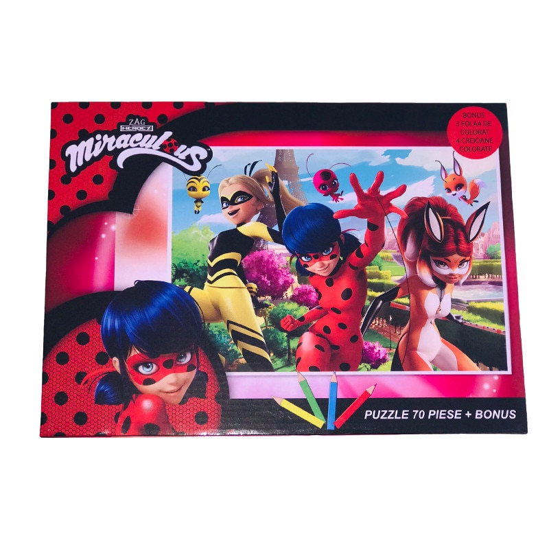 Puzzle 70 piese + Bonus Miraculous