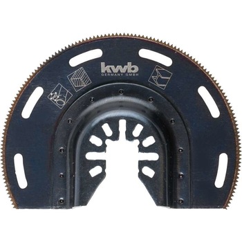 Lama Multifunctional MG, Bimetal, semicirculara latime 87 mm/adancime 15mm pentru metal, lemn si plastic, KWB Professional Lama Multifunctional MG, Bimetal, semicirculara latime 87 mm/adancime 15mm pentru metal, lemn si plastic, KWB Professional