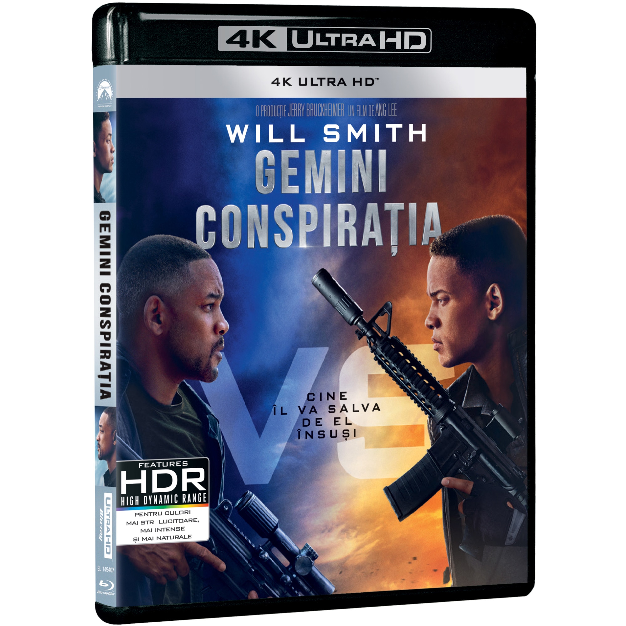 Gemini: conspiratia 4k/ Gemini man 4k