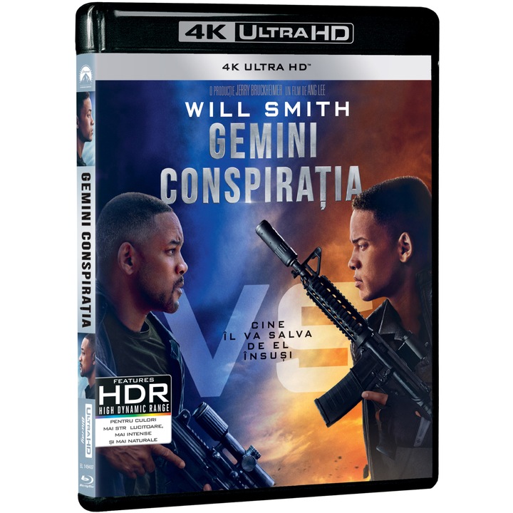 Gemini: conspiratia 4k/ Gemini man 4k