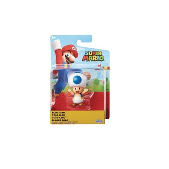 Figurina Nintendo Super Mario - Blue Toad Figurina Nintendo Super Mario - Blue Toad
