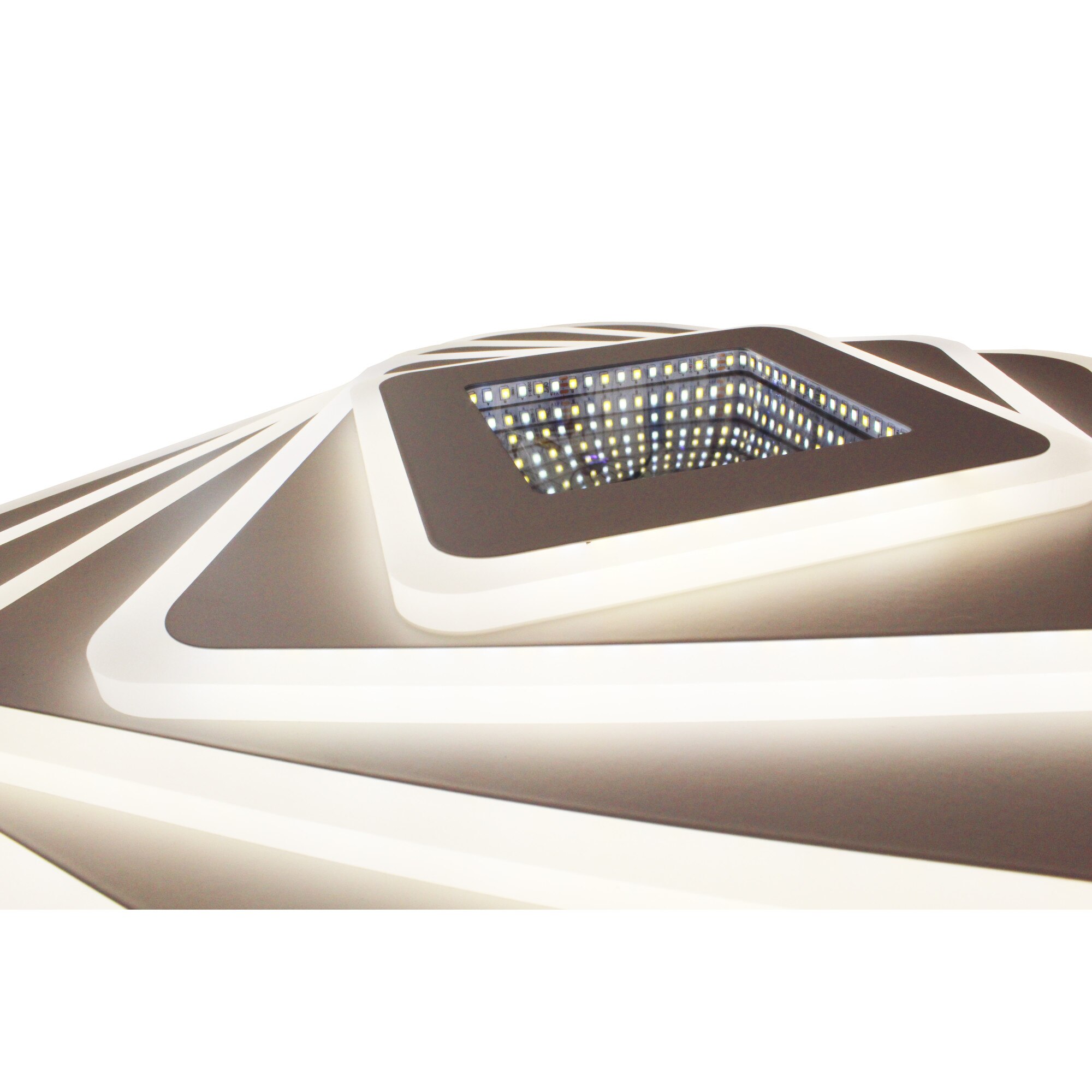 Lustra Led Design modern SLS - 3D, Telecomanda, Intensitate reglabila ...