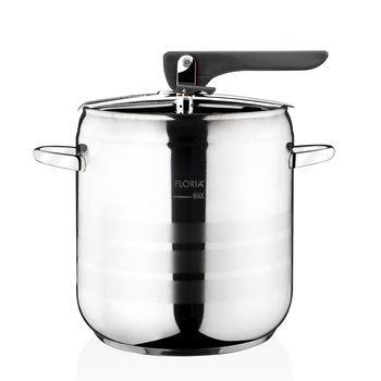 Oala sub presiune inox, Compatibil inductie, Floria, 5L Oala sub presiune inox, Compatibil inductie, Floria, 5L