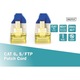 Cablu de retea, Digitus, CAT6A, 2m, Albastru
