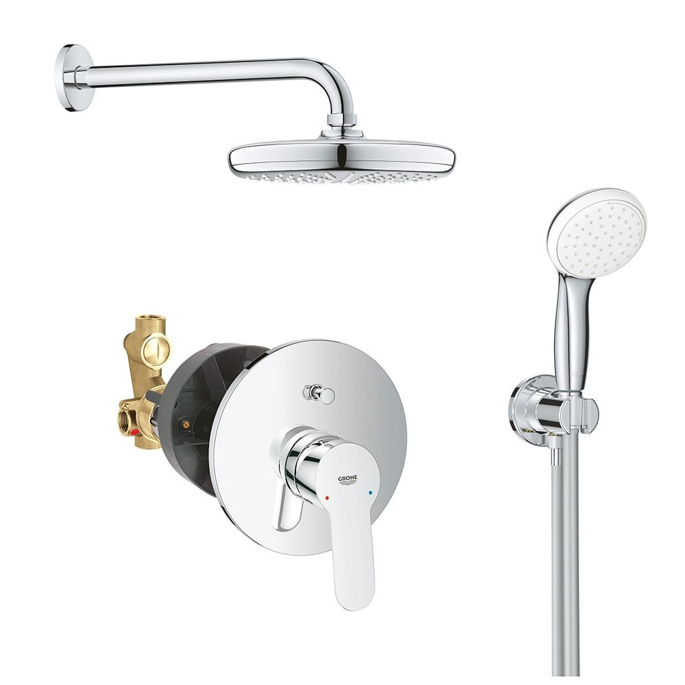 Sistem dus montaj incastrat Grohe Bauloop Perfect Shower,corp incastrat inclus