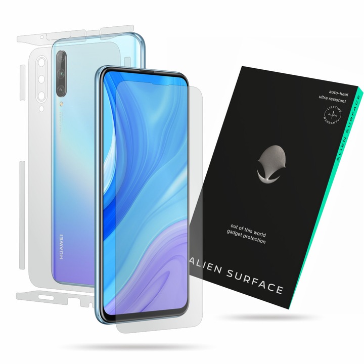 Alien Surface, Huawei P Smart Pro (2019), képernyővédő fólia, hátsó, oldal
