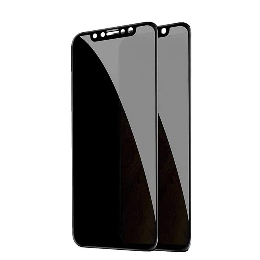 Set 2 x Folie sticla Privacy, Apple iPhone 11 Pro Max, Protectie Ecran Full Cover 3D, Full Glue, Joyshell