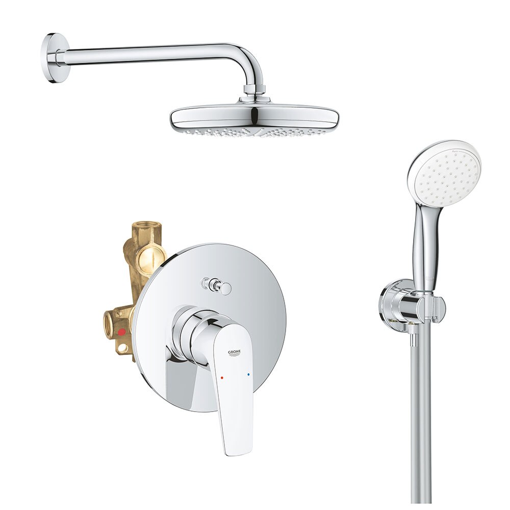 Sistem dus montaj incastrat Grohe Bauflow Perfect Shower,corp incastrat inclus