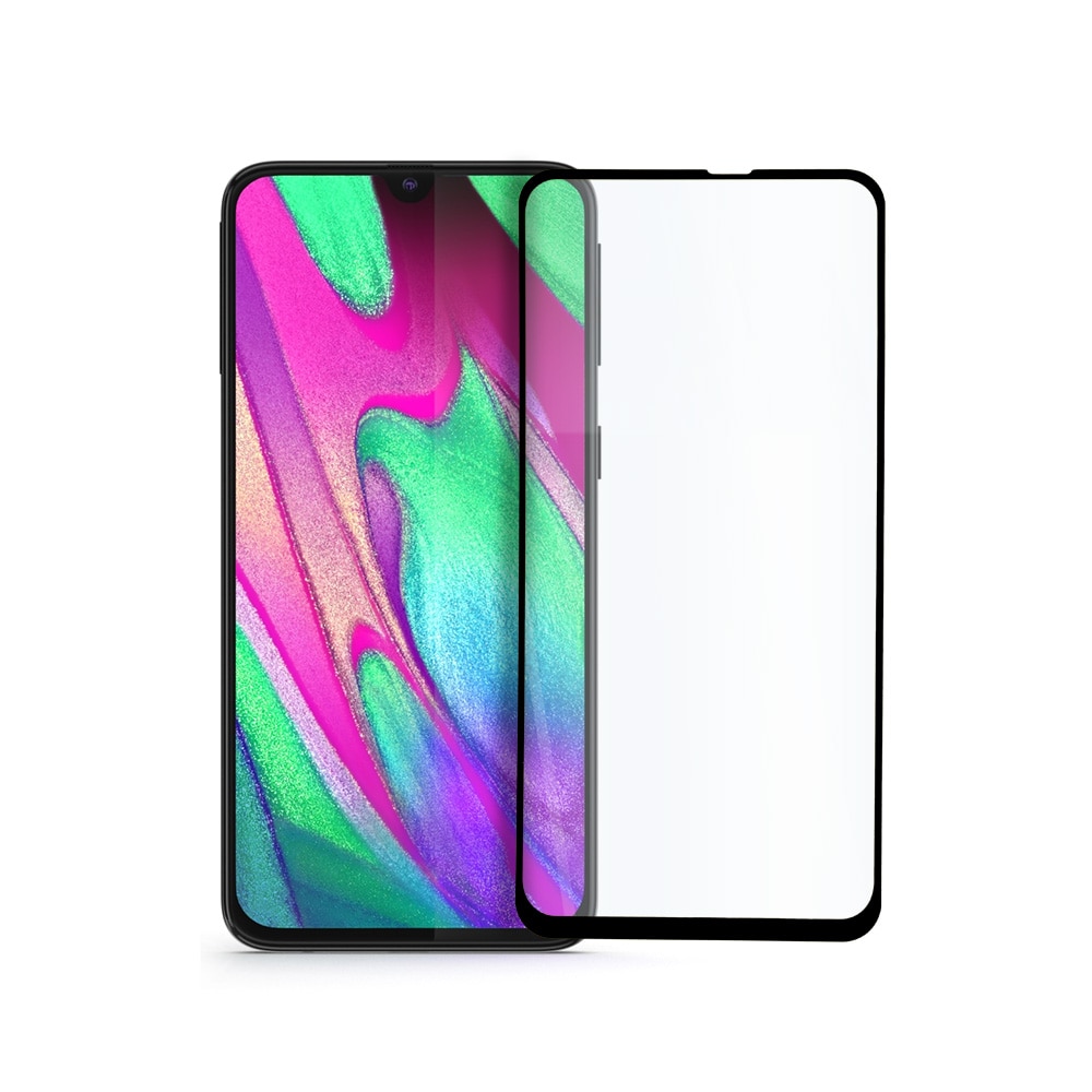 Folie de Sticla pentru Samsung A60, Full Glue, Full Cover, Negru