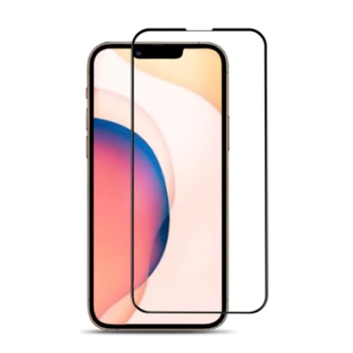 Folie telefon, OG, Pentru iPhone 13 Mini, Sticla securizata, Negru/Transparent