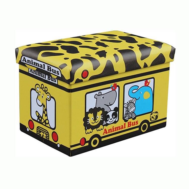 Taburet pliabil cu spatiu de depozitare, Bus